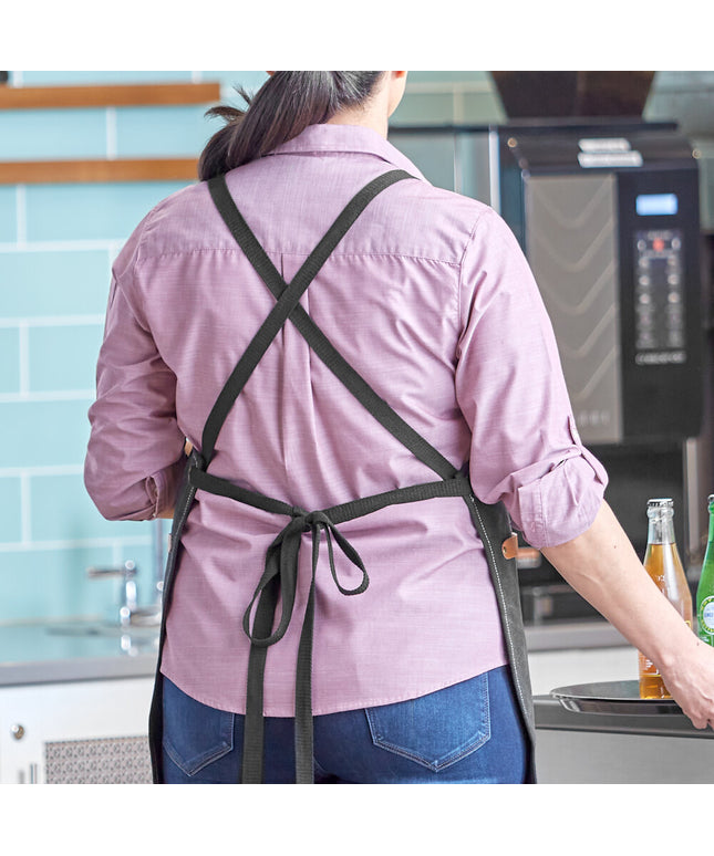 Dây tạp dề thay thế dây chéo lưng màu đen Acopa Hazleton Gói 2 cái