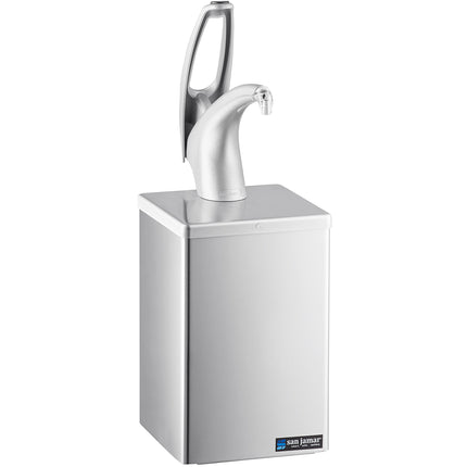 Hộp bình phân phối gia vị đặt bàn San Jamar P4800 FrontLine kèm vòi bơm mạ crôm