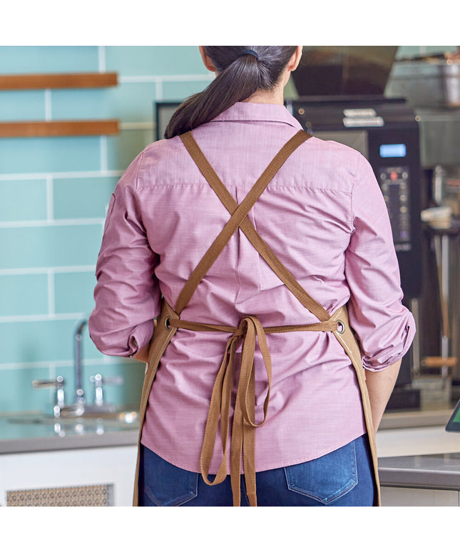 Dây tạp dề thay thế dây chéo lưng màu nâu mocha Acopa Hazleton Gói 2 cái