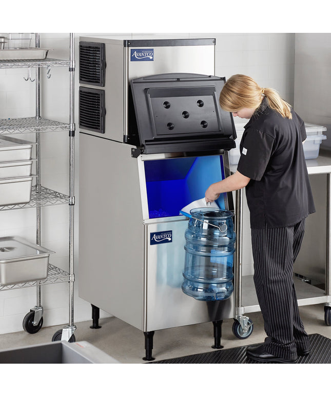 Máy làm đá viên nửa dạng module làm mát bằng khí Avantco Ice KMC-H-322-A 56 cm kèm thùng 125 kg - 159 kg