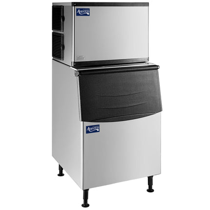 Thiết bị làm đá Avantco Ice KMC-H-530-A 76,2 cm Cooled Modular Half Cube Ice máy với 170,1 kg Bin - 226,8 kg