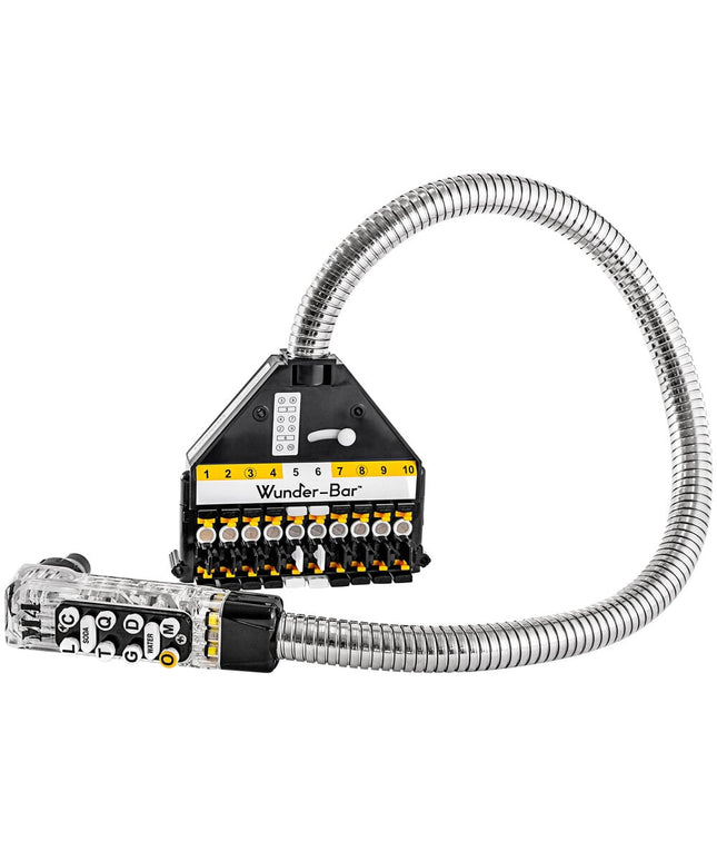 Súng bắn soda 10 nút Wunder-Bar M4-10620KSM3 ống 0,9 m - 6 có ga, 2 không ga