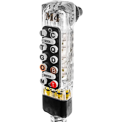 Súng soda 12 nút Wunder-Bar M4-12640KSM3 ống 0,9 m - 6 có ga, 4 không ga