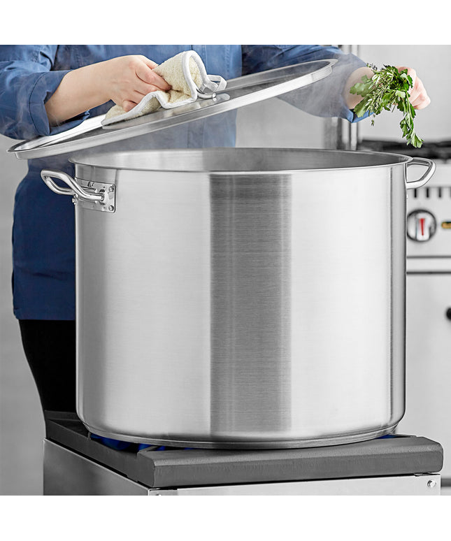 Nồi nấu súp cỡ lớn thép không gỉ đáy nhôm Vigor SS1 Series 75,7 lít, kèm nắp