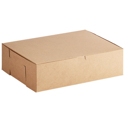 Hộp giấy kraft đựng bánh 1/4 tấm 36 x 25 x 10 cm - Gói 10 cái
