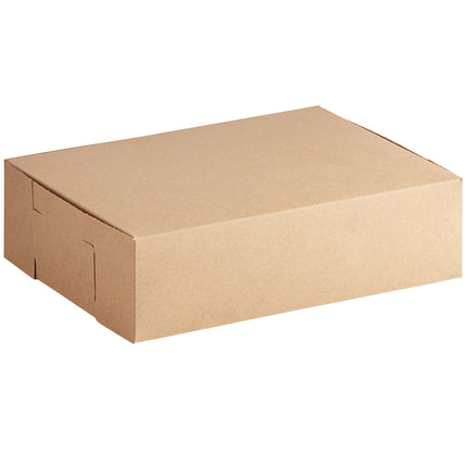 Hộp giấy kraft đựng bánh 1/4 tấm 36 x 25 x 10 cm - Gói 10 cái