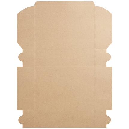 Hộp giấy kraft đựng bánh 1/4 tấm 36 x 25 x 10 cm - Gói 10 cái