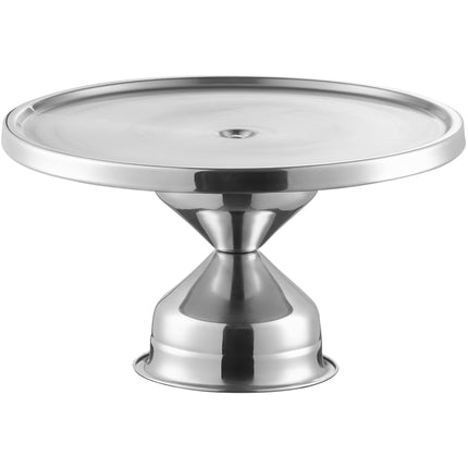Đế trưng bày bánh / pizza inox Choice 33 cm bề mặt gương