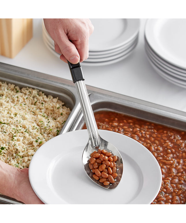 Muôi múc canh inox đục lỗ Choice 33 cm cán bọc nhựa