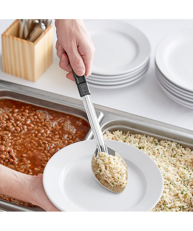 Muôi rưới bằng thép không gỉ đặc Choice 33 cm cán bọc