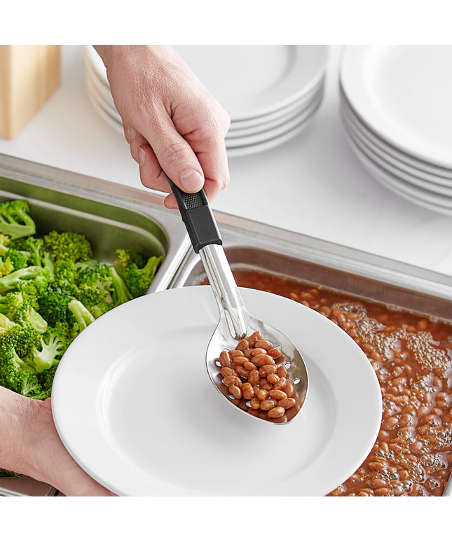 Muôi múc canh inox đục lỗ Choice 28 cm cán bọc nhựa
