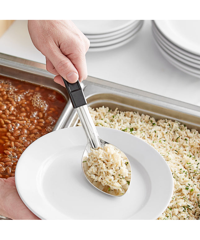 Muôi múc canh inox đặc Choice 28 cm cán bọc nhựa