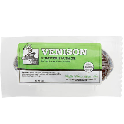 Xúc xích hươu mùa hè Shaffer Venison Farms 177 ml - Thùng 25 cái