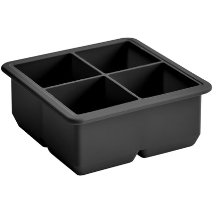 Khuôn đá silicone 4 ngăn viên vuông 5 cm Choice màu đen