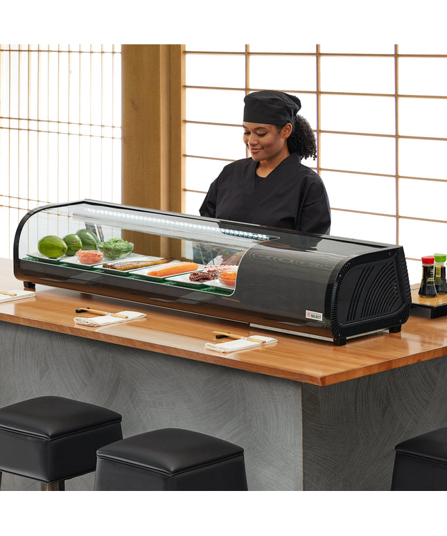 Tủ trưng bày sushi lạnh để bàn Emperor's Select CSD-60