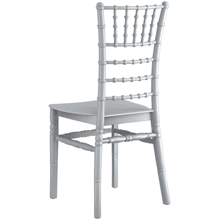 Ghế Chiavari nhựa resin Lancaster Table & Seating bạc