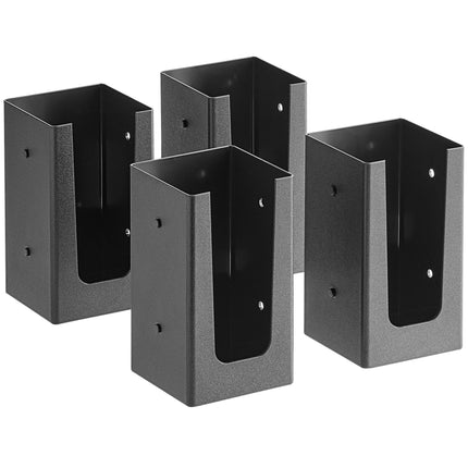 Trụ đựng ly hoặc nắp ly để bàn Choice màu đen - Bộ 4 cái