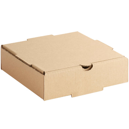 Hộp đựng bánh giấy gợn sóng Kraft trơn Choice 17,8 x 17,8 x 5,1 cm - Thùng 50 cái