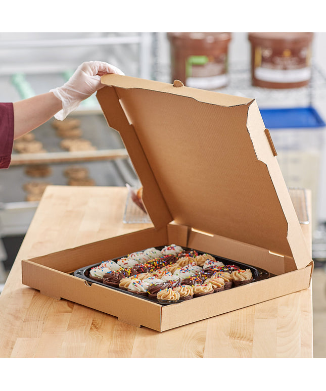 Hộp giấy carton sóng trơn màu kraft Choice 41 x 41 x 5 cm - Bó 50 cái
