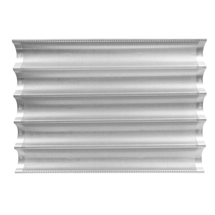 Khay Nướng Bánh Mì Baguette Chicago Metallic 49035 5 Rãnh 7.6 x 65.4 cm Nhôm 16 Gauge