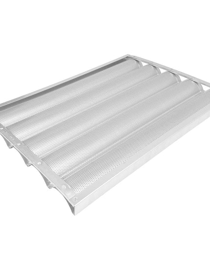 Khay Nướng Bánh Mì Baguette Chicago Metallic 49035 5 Rãnh 7.6 x 65.4 cm Nhôm 16 Gauge