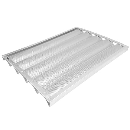 Khay Nướng Bánh Mì Baguette Chicago Metallic 49035 5 Rãnh 7.6 x 65.4 cm Nhôm 16 Gauge