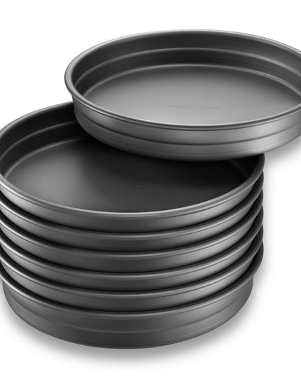 Khay Pizza Chicago Metallic 30.5 cm Dày BAKALON Sâu 5.1 cm Thép Anốt Không Phủ 14 ga (75010)