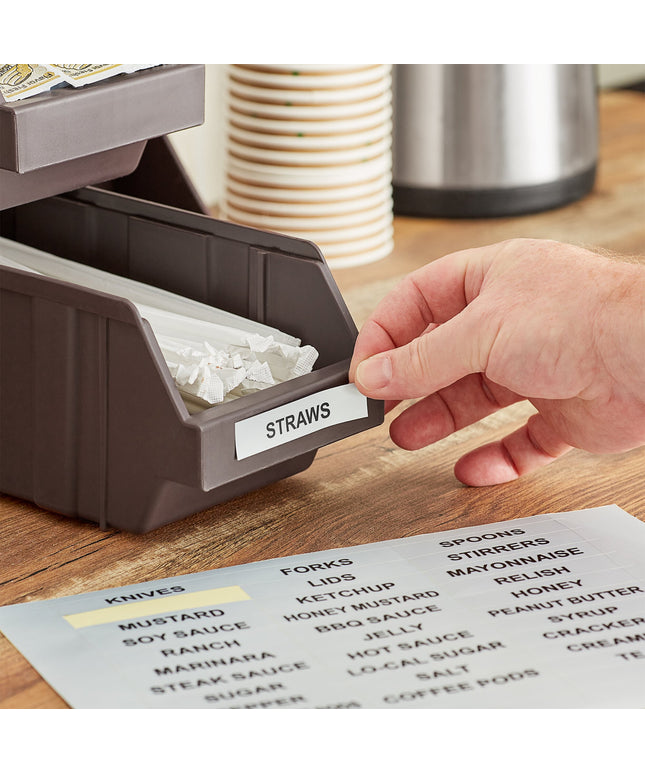 Bộ tờ nhãn dán cho khay và hộp đựng gia vị Choice - Gói 2 tờ