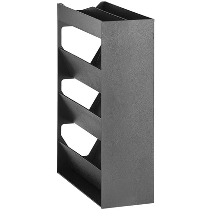 Trụ đựng nắp ly / ống hút 5 ngăn để bàn ServSense màu đen - 16,5 x 40,6 x 58,4 cm