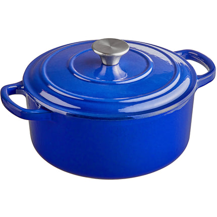 Nồi gang tráng men Valor màu xanh thiên hà 3,8 lít