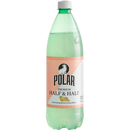 Nước có ga vị bưởi và chanh Polar 1 lít - Thùng 12 chai