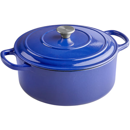 Nồi gang tráng men Valor màu xanh thiên hà 6,6 lít