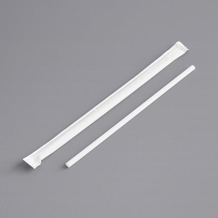 Ống hút nhỏ có bao gói màu trắng Choice 15 cm - Hộp 500 cái