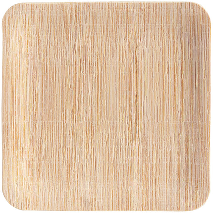 Đĩa tre vuông phân hủy được EcoChoice 9 cm - Gói 20 cái