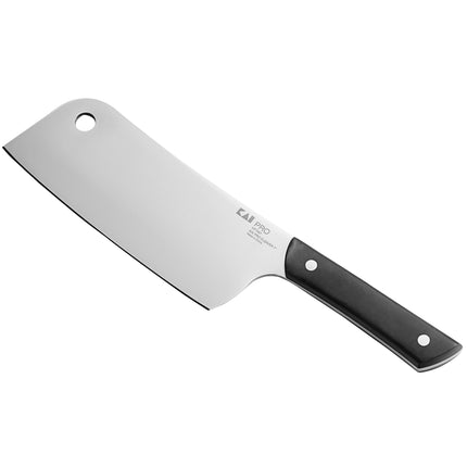 Dao chặt Kai PRO HT7067 cán POM đen 18 cm