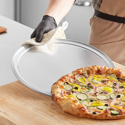 Khay nướng pizza nhôm vành rộng Choice 38 cm