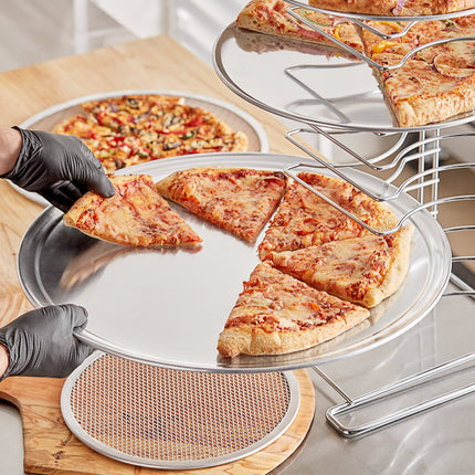 Khay pizza nhôm viền rộng Choice 48 cm