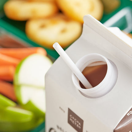 Ống hút nhỏ có bao gói màu trắng Choice 15 cm - Hộp 500 cái