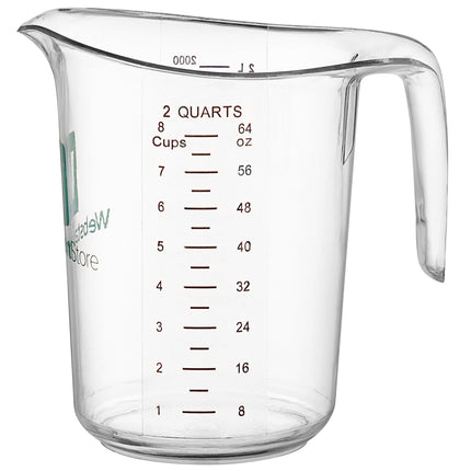 Cốc đong nhựa trong WebstaurantStore 1,9 lít (8 cup)