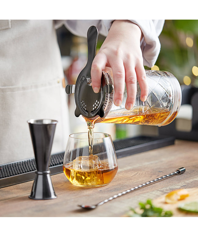 Bộ ly khuấy cocktail 4 món Acopa 739 ml với phụ kiện đen