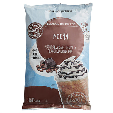 Bột pha cà phê đá xay mocha Big Train 1,6 kg - Thùng 5 cái