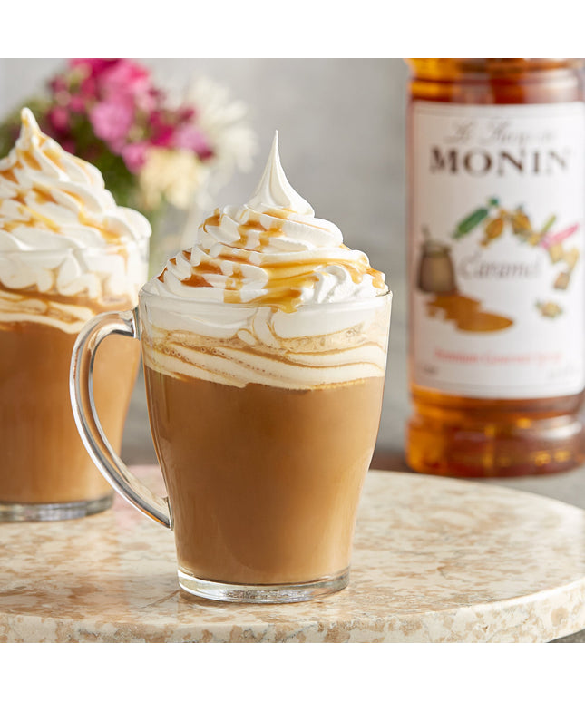Siro tạo hương vị caramel cao cấp Monin 1 lít - Thùng 4 chai