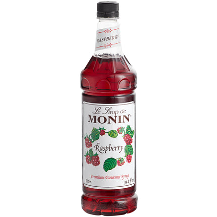 Siro hương mâm xôi Monin Premium 1 lít - Thùng 4 chai