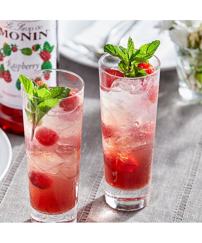 Siro hương mâm xôi Monin Premium 1 lít - Thùng 4 chai