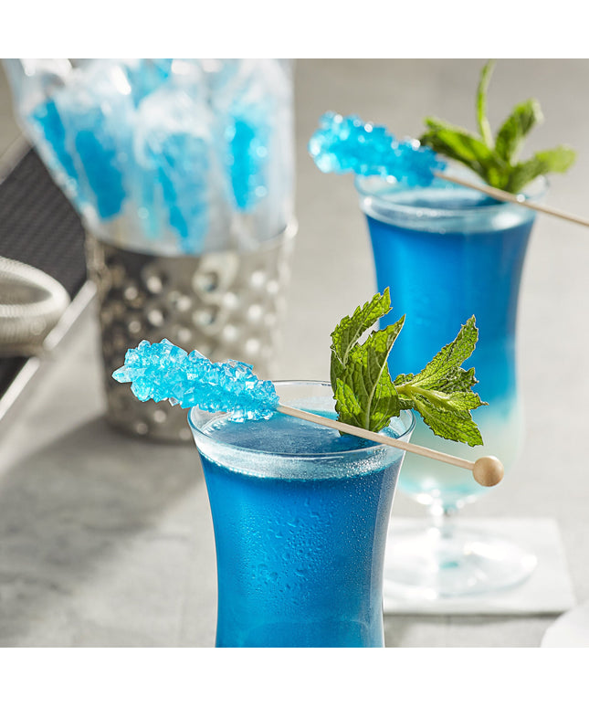 Que khuấy kẹo đá vị mâm xôi xanh Roses Dryden and Palmer, có bọc - Thùng 72 cái