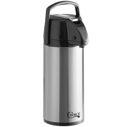 Bình ủ cà phê inox lót thủy tinh Choice 1,9 lít cần gạt
