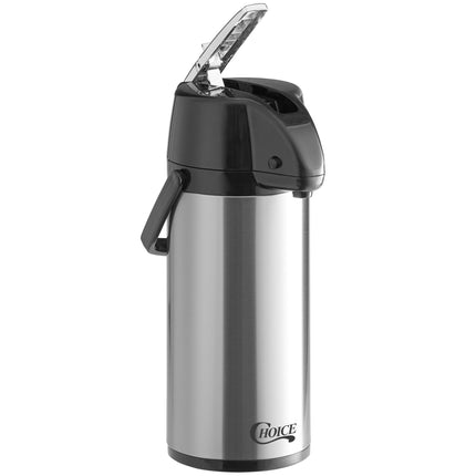 Bình ủ cà phê inox lót thủy tinh Choice 1,9 lít cần gạt