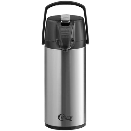 Bình ủ cà phê inox lót thủy tinh Choice 1,9 lít cần gạt
