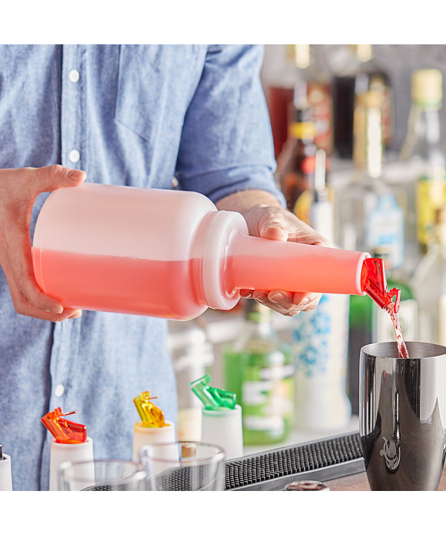 Chai rót nhựa Choice 1,9 lít nắp lật đỏ kèm nắp đậy