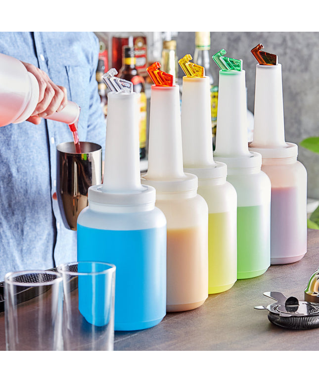 Bộ bình rót Choice 1,9 lít với nắp lật phối màu - Gói 6 cái